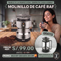 MOLINILLO DE CAFE + PRENSA FRANCESA DE REGALO