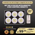 FOCO INTELIGENTE REMOTO ( PACK DE 6 )